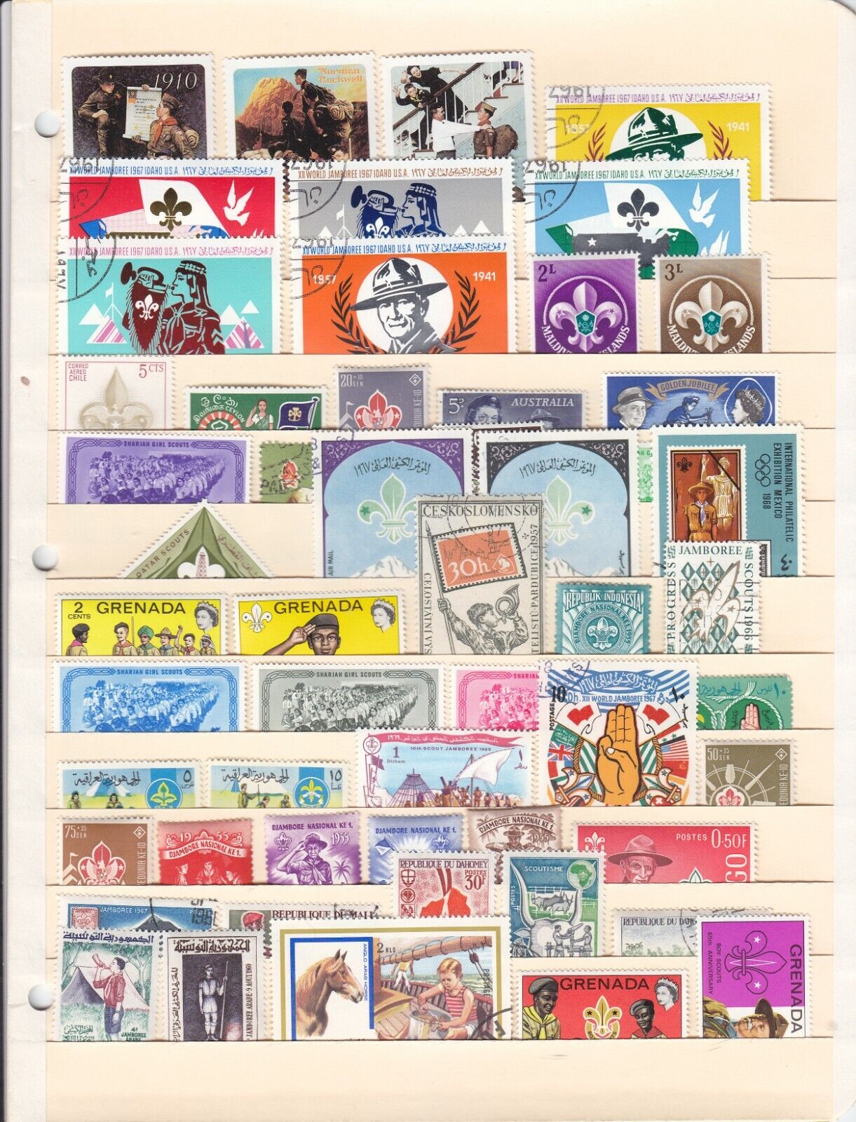 Scouting on Stamps Many popular brands Collection Fees free 400 - Different