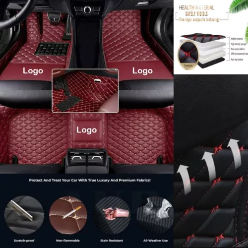 For Mini Car Floor Mats Luxury Carpets Auto Liners Waterproof All Models Pockets - Picture 9 of 37