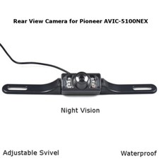Rear View Camera Backup License Plate Night for Pioneer AVIC-5100NEX AVIC5100NEX