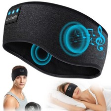 Sleep Headphones Bluetooth Music Band Thin HD Stereo Speakers for Side Sleepers
