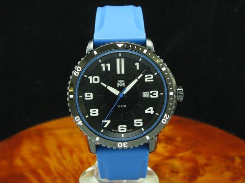 Mahlberg Edelstahl Herrenuhr mit Datum