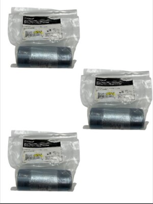 QTY 3 PROFLO Dielectric Zinc Plated Steel Nipple PFXDNTHP 1-1/4'' x 4''