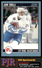 John Tonelli 1992-93 Score Canadian #342 Quebec Nordiques