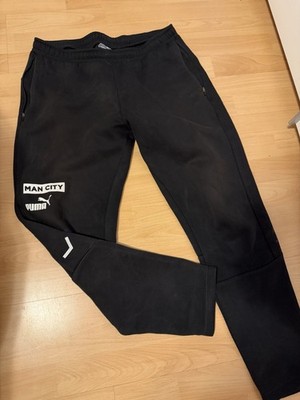 PUMA Manchester City Herren Trainingshose Jogginghose Schwarz Gr. L dryCELL