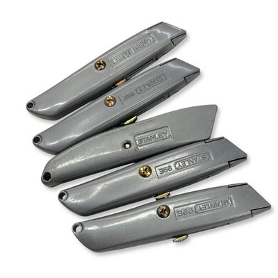 Stanley 99E Classic Retractable Utility Knife Hand Tool Set, 5 Pcs