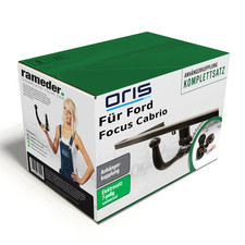 Oris Anhängerkupplung abnehmbar & 7poliger E-Satz für Ford Focus Cabrio 06- AHK