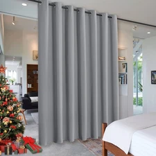 RYB HOME Blackout Curtains Room Dividers, Total Privacy Wall Divider Screens ...