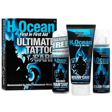 H2Ocean Ultimate Tattoo Care Kit for a Faster Heal - Tattoo Skincare Regimen - 1