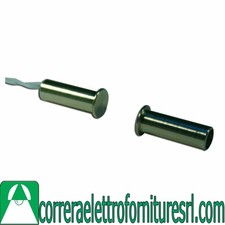 lince CTI002M contatto cilindrico metallico in ottone per antifurto NC