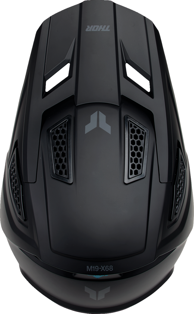 Thor Matte Black Helmet Fleet Motocross Solid Off Road Dirt Bike