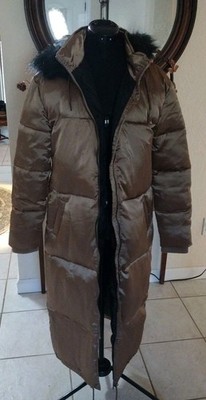 missguided coat woman's US 4 UK 8  EUR36 Quilted Puffer Coat Hooded 