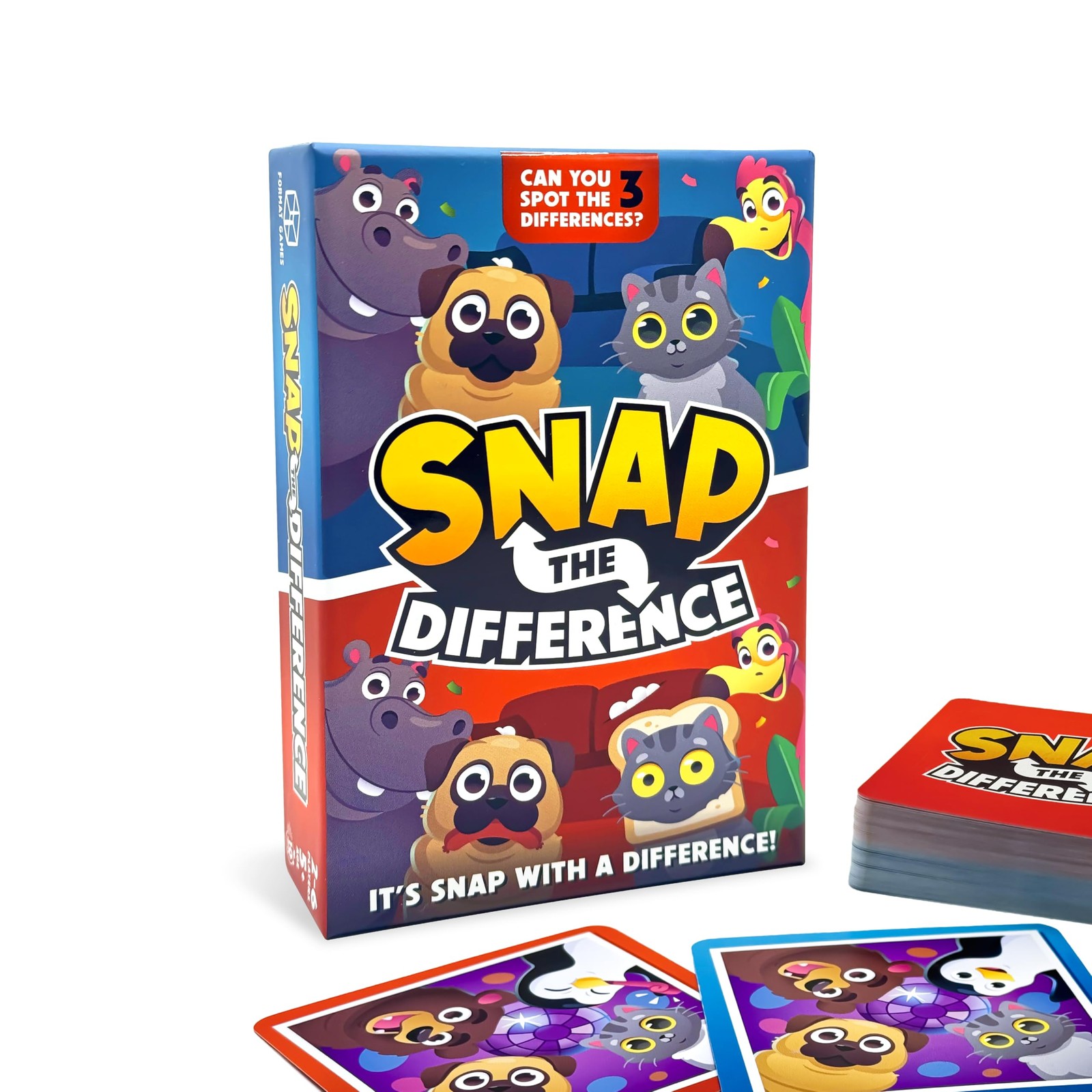 Snap the Difference Card Game - Spot-the-Difference One Size, Original