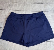 Lands End Blue Swim Shorts 12 Beach Pool Bathing