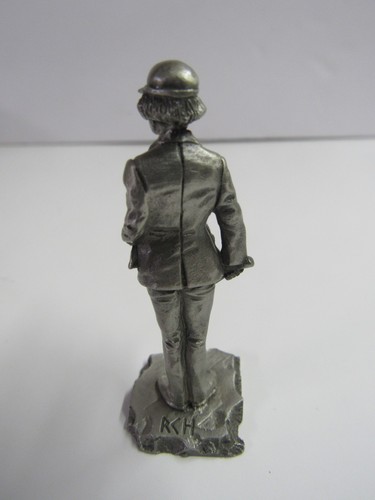 Vtg 1980 Saturday Evening Post Pewter Figurine Consulting Architect 1968-1977 - Picture 3 of 5