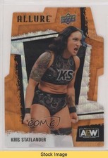 2022 Upper Deck Allure AEW Orange Slice Die-Cut Kris Statlander #53 READ gy2