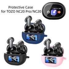 Silicone Protective Case For TOZO NC20 Pro/NC20 Headphone Shockproof Case w/Hook
