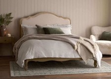 Dreams Sienna Beau Weathered Oak & Natural Linen King Size Bed RRP £1699