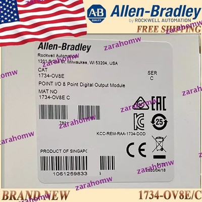 New AB 1734-OV8E/C I/O Digital Output Module US Same Day Free Ship AB