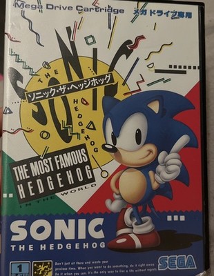 Sonic the Hedgehog - Sega Mega Drive JAP NTSC JAPAN MEGADRIVE