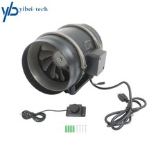 Quiet Inline Duct Fan 8 Cooling Ventilation Exhaust For Grow Tents Hydroponics
