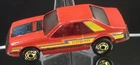 Vintage 1980 Hot Wheels Turbo Mustang Cobra - Red "The Hot Ones" - Fox Body
