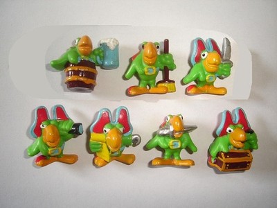 PARROTS PIRATES PA-CHOCO-PIRATA FIGURINES SET MARAJA - FIGURES COLLECTIBLES