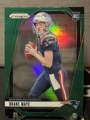 New Listing2024 Panini Prizm Rookies Drake Maye #329 Green Prizm (RC) Patriots 🔥📈