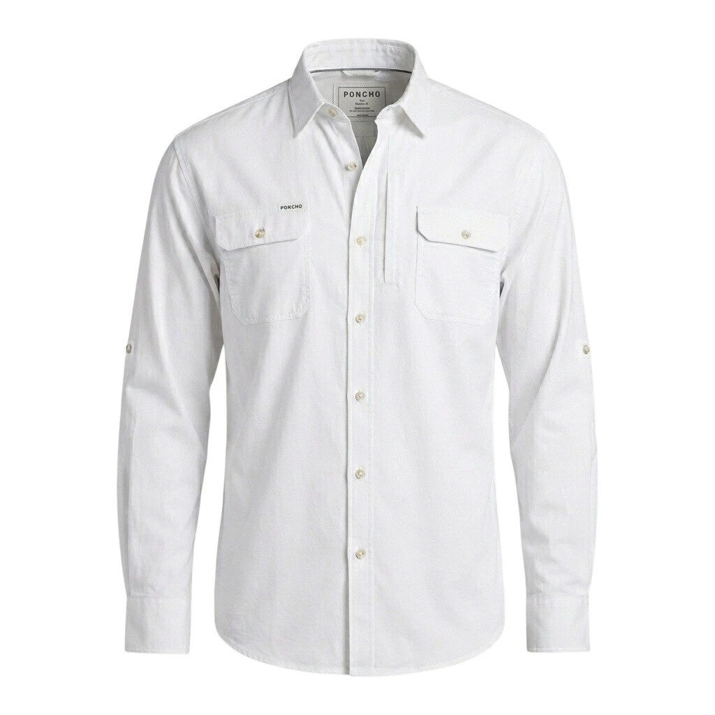 Poncho Original Shirt Mens XXL The Iceman Regular Fit Fishing Magnetic Pockets
Opens in a new window