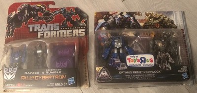 Transformers FOC Figures Ravage Rumble + Last Knight Optimus Prime & Grimlock