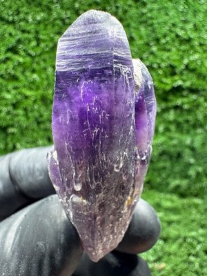 WoW! DEEP PURPLE AMETHYST from Tutu Cliffs, Nigeria! / A150