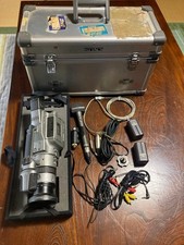 SONY DCR-VX1000 MiniDV Handycam Body w/ Microphone Battery Cables  Case as is..