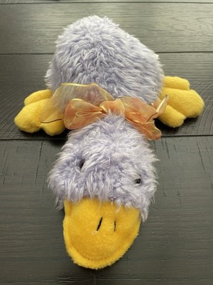 Vintage Dan Dee Collectors Choice Purple Duck Billed Platypus w Squeaker 9.5''