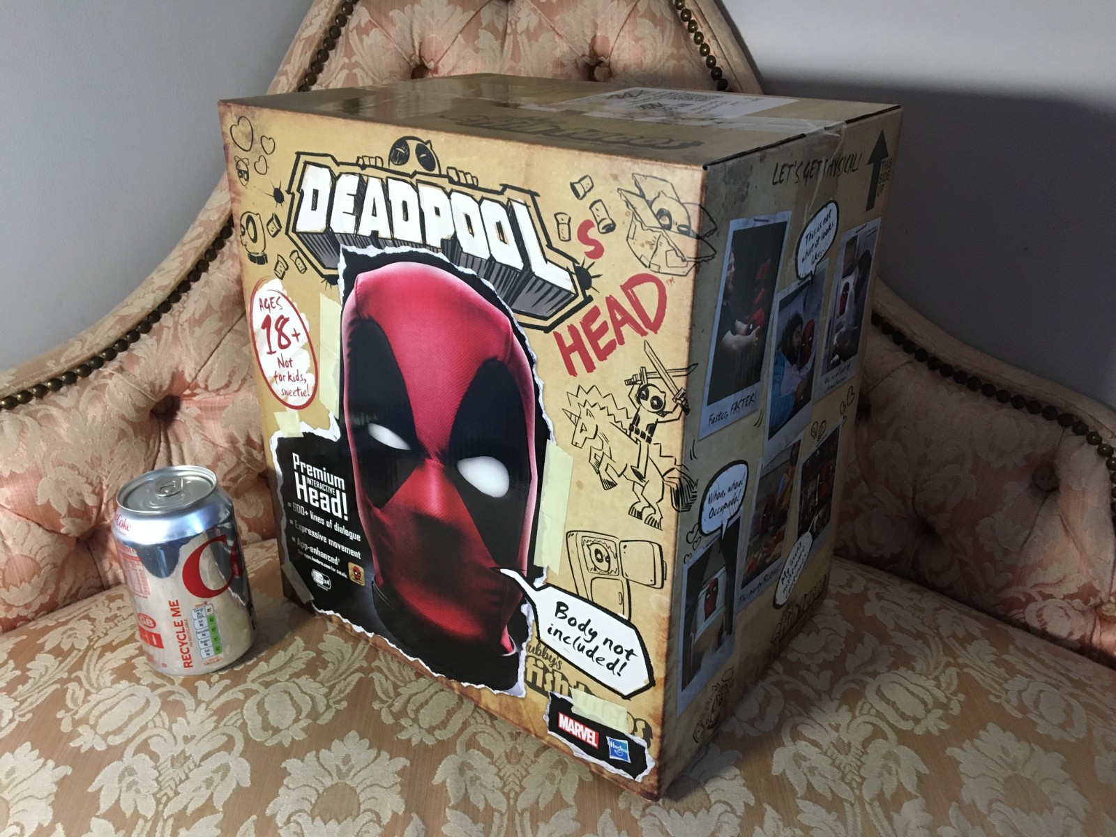 Marvel Legends Deadpool's Head Premium Interactive Head - New