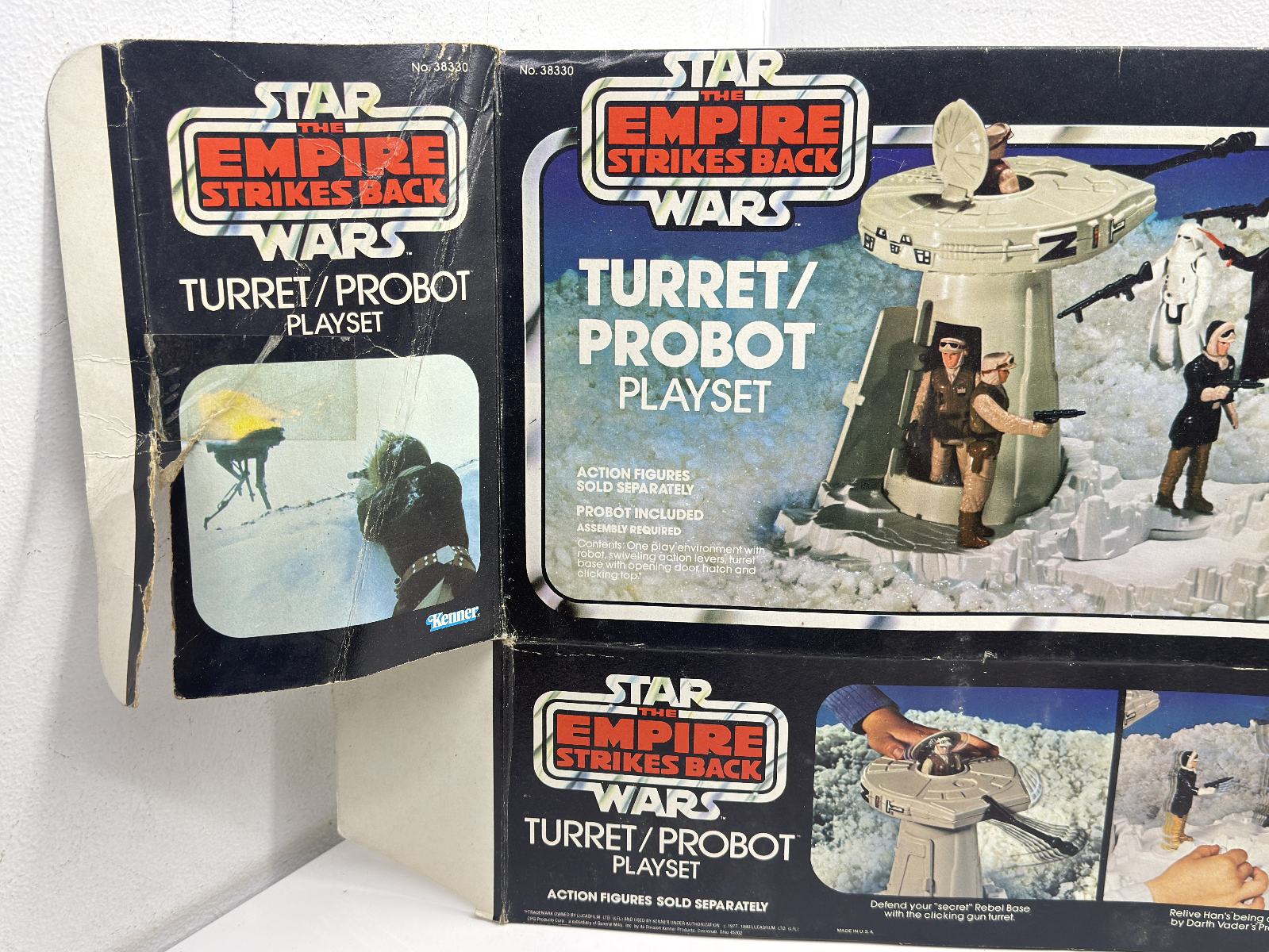 Vtg 1980 Kenner Star Wars Turret Probot Playset Box Only Empire Strikes ...