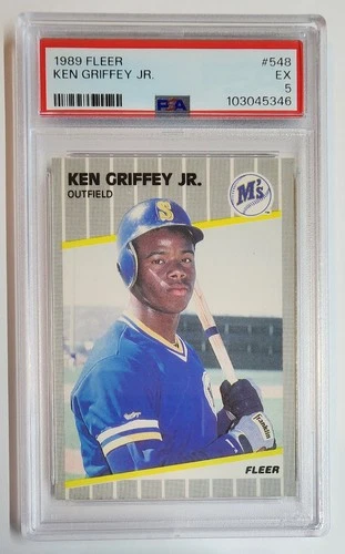 Ken Griffey Jr Rookie - #548 - PSA 5 - 1989 Fleer - US SELLER