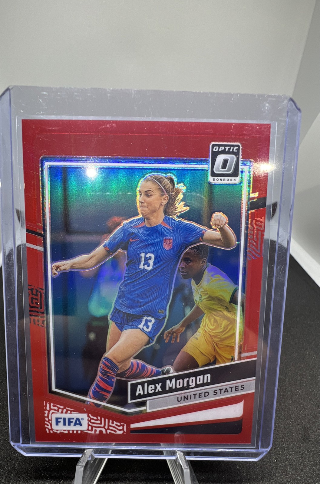 2023-24 Panini Donruss Fifa - Optic Alex Morgan #64 Red Prizm /299