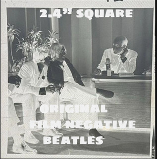 John Lennon Paul McCartney FILM NEGATIVE Beatles Tonight Show 1968