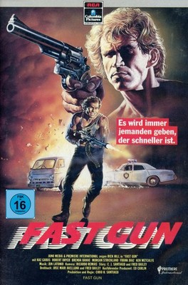 VHS ''FAST GUN'' Cirio H. Santiago, Rick Hill, Kaz Garas, Brenda Bakke RCA