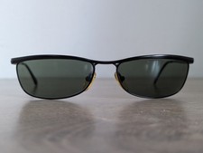 Vintage PERSOL 2099-S Black Wrap Around Sunglasses Made in Italy - MINT - RARE