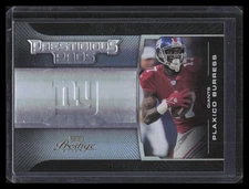 2008 Playoff Prestige #PPR-49 Plaxico Burress Prestigious Pros Platinum #/10