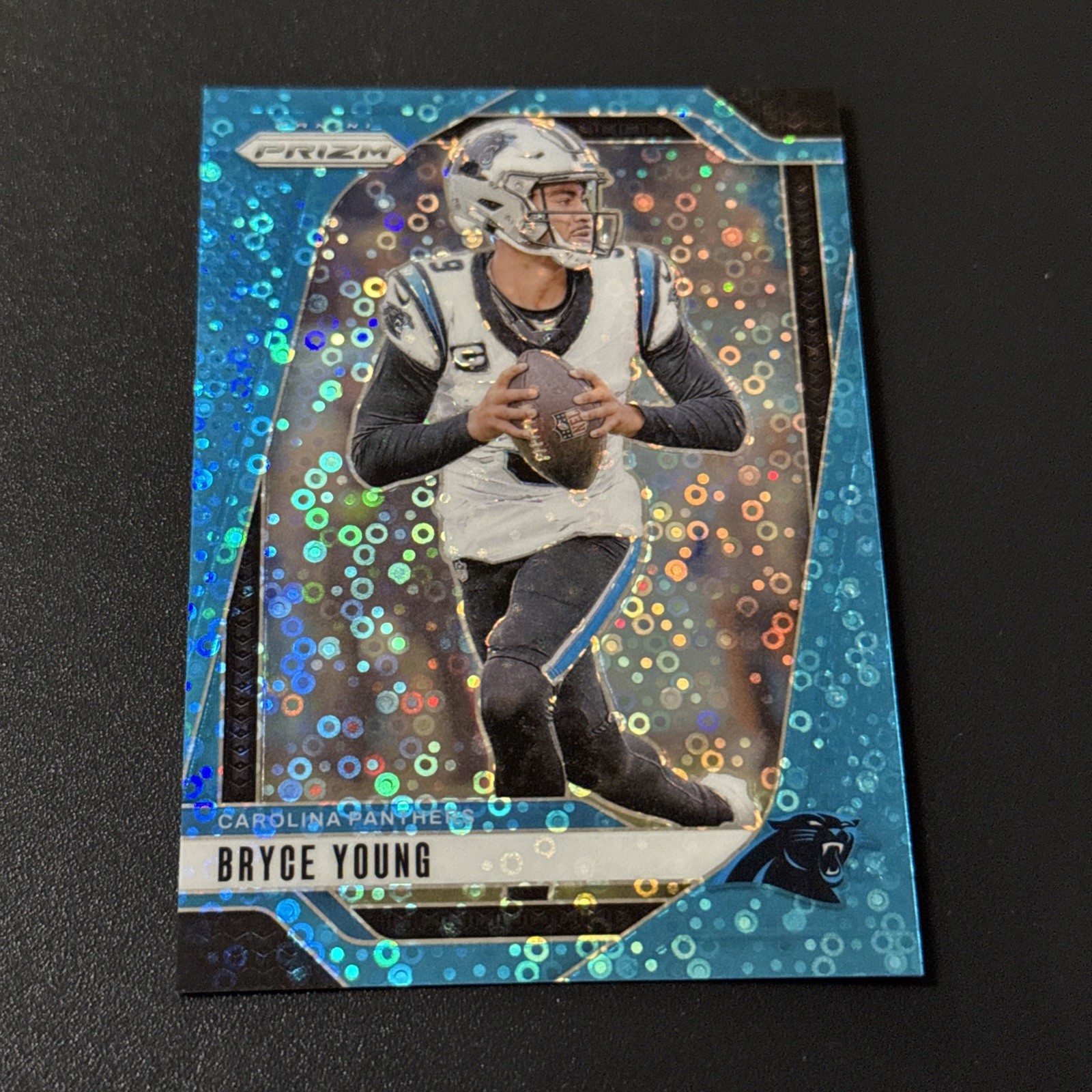 2024 Panini Prizm Bryce Young Blue Disco Color Match /99 #37 Panthers