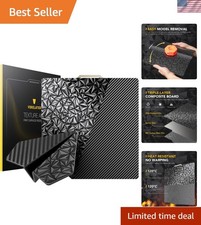 Versatile 257mm Build Plate for Bambu Lab X1 Models - Scratch Resistant Steel