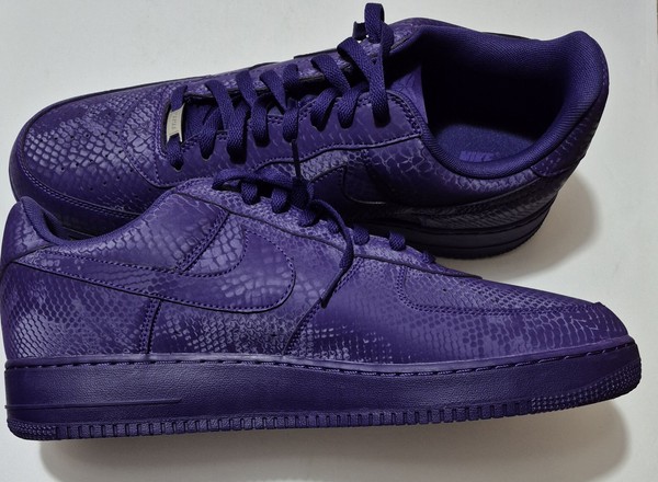 NIKE KOBE BRYANT x Nike Air Force 1 Low "Court Purple" B0018-500 - Talla 18 Raro 2