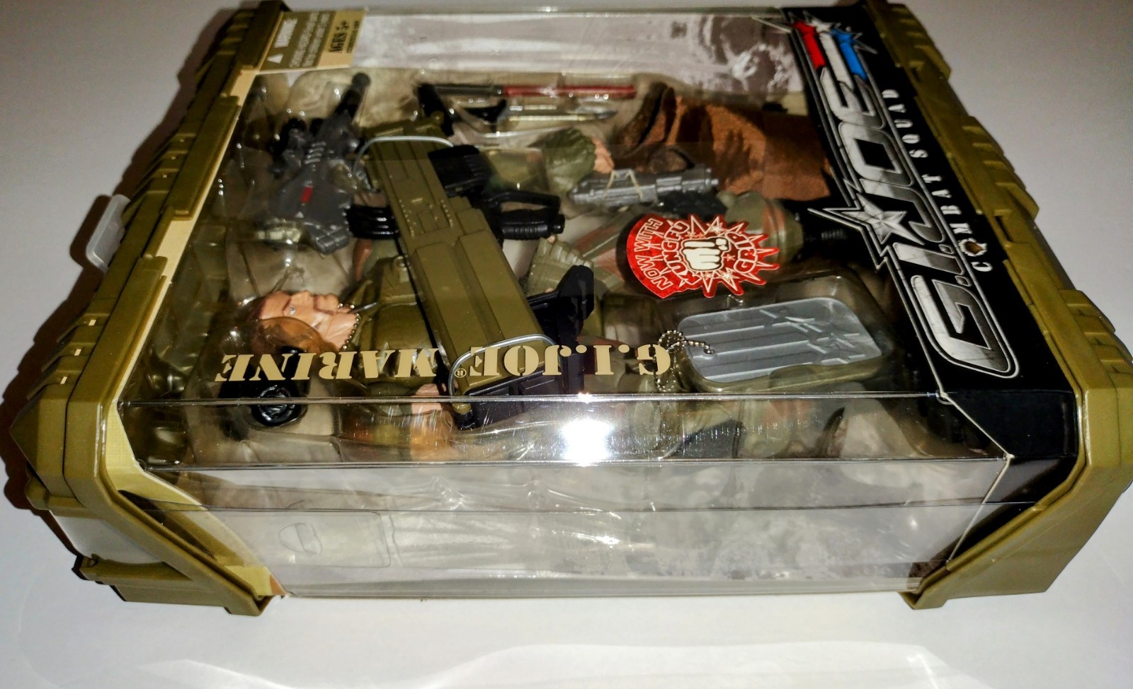 GI Joe LEATHERNECK Marine figure Combat Squad Sigma 6 classified G.I.JOE RAH