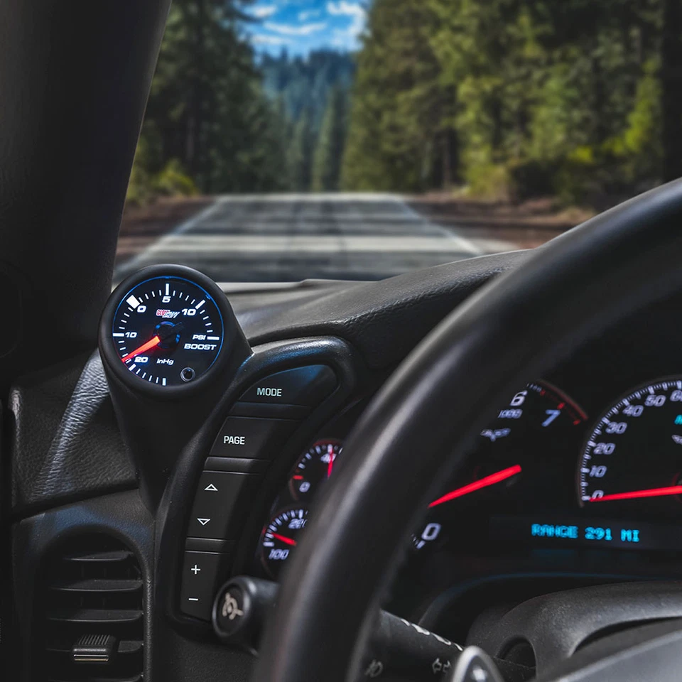 GlowShift 2005-2013 Chevrolet Corvette Left Side Single Dashboard Gauge Package - Изображение 2 из 4