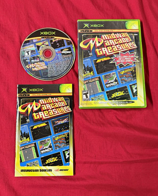 Midway Arcade Treasures Microsoft Xbox Complete CIB , Clean Tested Working
