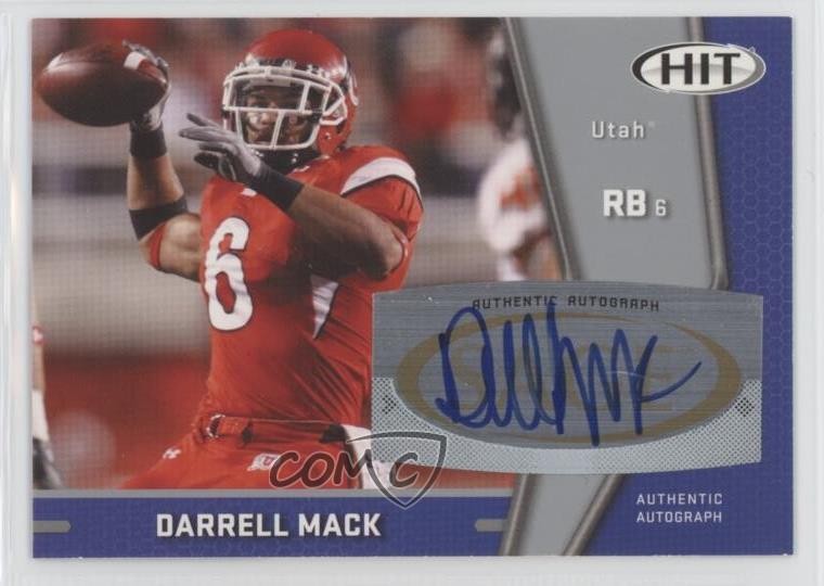 2009 SAGE Hit Darrell Mack #A32 Auto 1ir8