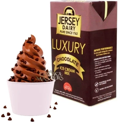 SYNC'T Ice Cream Mix Soft Serve Jersey Gold Chocolate Home/Commercial Great & Creamy