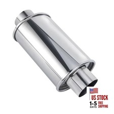 2.5 Ultra Quiet Resonator304 Stainless Steel Exhaust Vibrant 2.5in