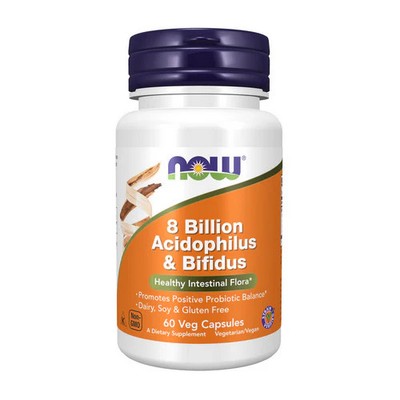 8 Billion Acidophilus & Bifidus 60 Veg Caps
